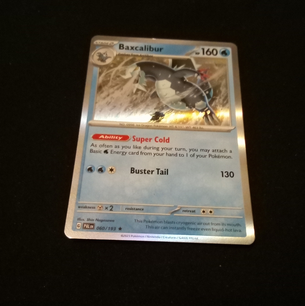 Pokemon Baxcalibur 060/193 Paldea Evolved Holo Rare
